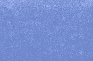 Winter Snowstorm Blue Background, Template. Falling snow, snowflakes. Hand drawn.