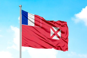 Wallis and Futuna Waving Flag 