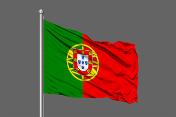 Portugal Waving Flag 