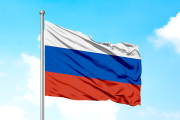 Russia Waving Flag 