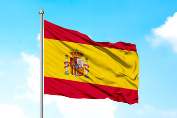 Spain Waving Flag 