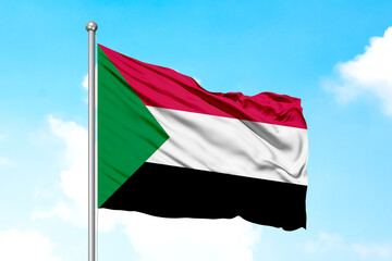 Sudan Waving Flag 