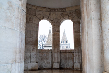 Fototapeta premium Elements of old european architecture