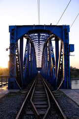 railway bridge over the river adana,
