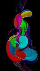 Abstract modern shape and color design background, Gradient colorful abstract background	