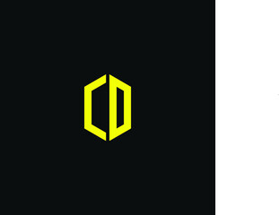 CD letter logo vector template Creative modern shape colorful monogram Circle logo company logo CD logo
