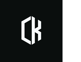 CK letter logo vector template Creative modern shape colorful monogram Circle logo company logo CK logo
