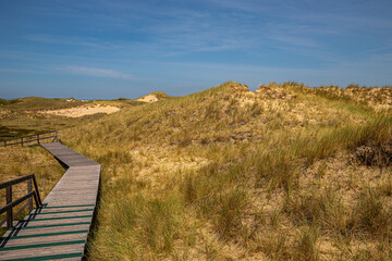 Bohlenweg nahe Norddorf auf Amrum