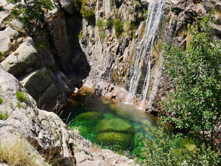 Cascades de Radule in Corsica, France.