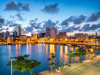 Fototapeta na wymiar The architecture of Recife in Pernambuco, Brazil.