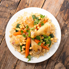 couscous with chicken and vegetables