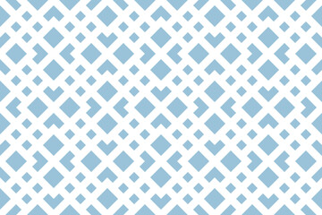 Fototapeta premium Abstract geometric pattern. A seamless vector background. White and blue ornament. Graphic modern pattern. Simple lattice graphic design