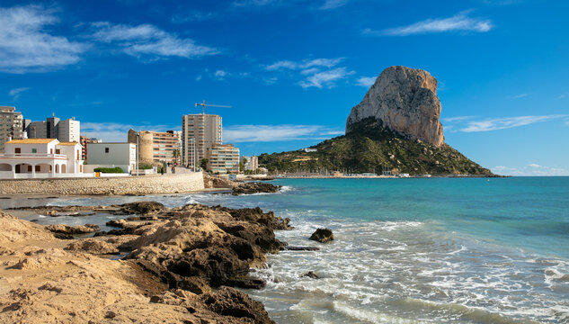 Calp in Spain- sea mediterranean