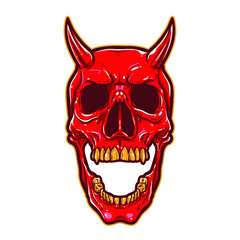 red devil skull