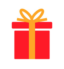Gift packet icon, Simple illustration of Christmas package or gift for Christmas holiday
