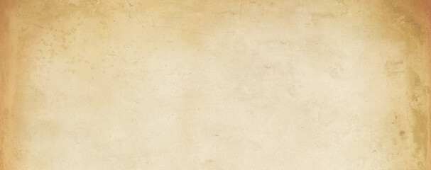 Old parchment paper. Banner texture