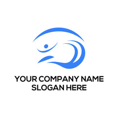 Obraz premium sky in wave logo for company