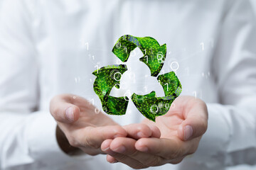 Recycled eco zero waste lifestyle. Ecological design Recycle