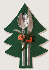 christmas wreath with bells