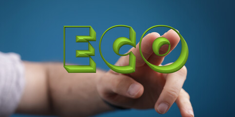 Ecology and go green symbol