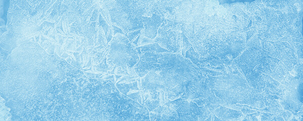 Fototapeta na wymiar Winter Natural ice background