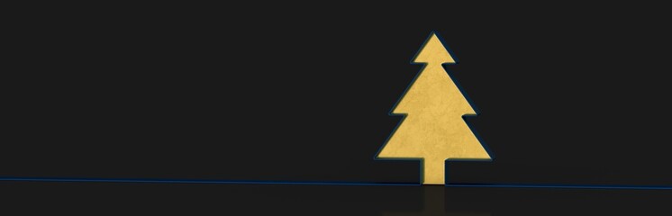 Christmas background with tree continuous
