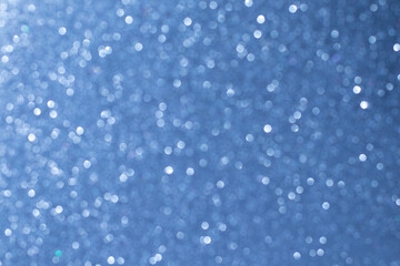 Naklejka na ściany i meble Abstract shiny glitter blue background. Pantone Color 2022 Skydiver