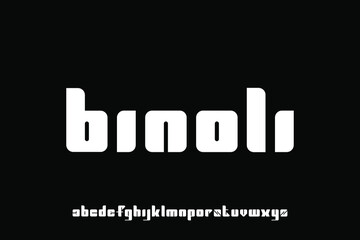 alphabet font vector set