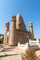 Uzbekistan, in the city of Rishton,  the unusual mausoleum of Burhan al-Din al-Marghinani