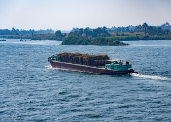 Obraz premium Nile River Transport