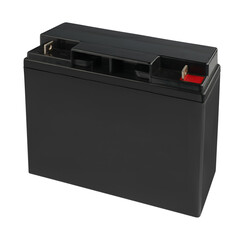 Rechargeable battery, energy source, on a white background isolated