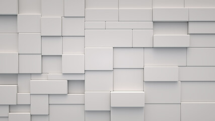 Abstract background from random cube blocks