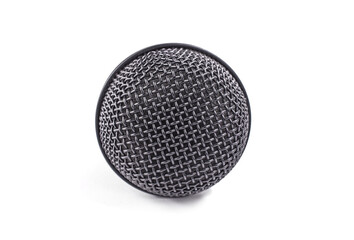microphone on a white background
