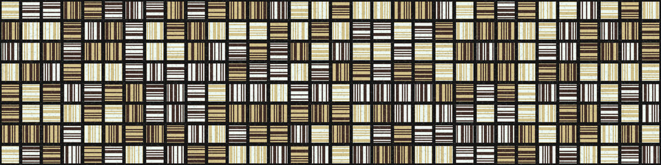 Abstract Geometric Pattern generative computational art illustration