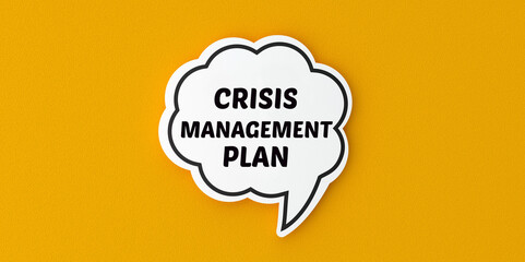 Crisis management plan