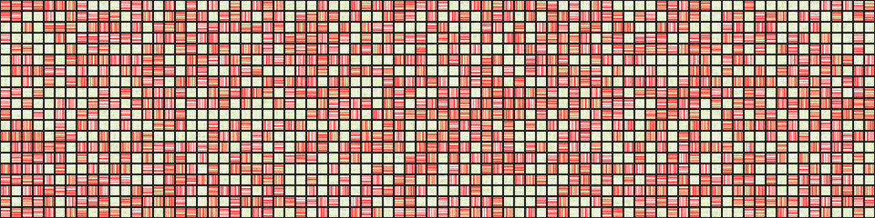 Fototapeta premium Abstract Geometric Pattern generative computational art illustration