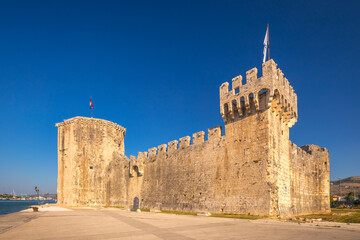 Kamerlengo Castle in historic centre of Trogir town, Croatia, Europe.