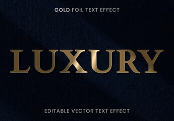 Gold Foil Texture Text Effect