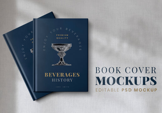 Editable Book Cover Mockup