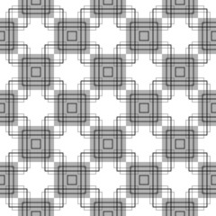 Squares seamless in gray, black and white can be used for fashion graphics such as T-shirt prints, leggings, pajamas, fabrics, for home decor such as wallpapers, tablecloths, bedclothes or for wrappin