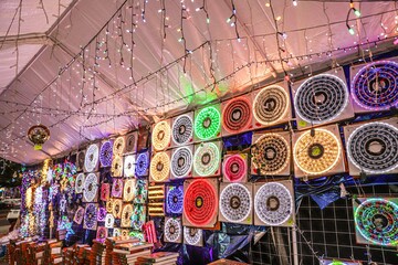 light shop, stand, point of sale, Christmas lights, extensions, electricity, color, multicolor, decorations, design element Christmas, glowing lightsd realistic Christmas objects, decorative, Christma