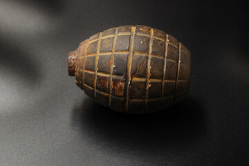 Fototapeta premium rare russian porcelain hand grenade of the second world war