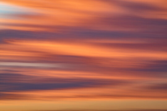 Big Skies with color from sunset