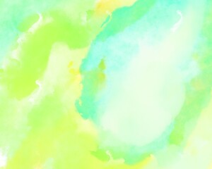 green gold yellow illustration abstract background with watercolor texture