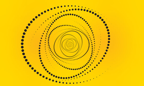 Dot Pattern Yellow Backround