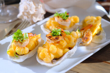 Fancy Shrimp Mac and Cheese