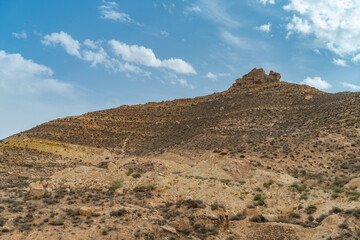 Some view of the Dahar, south region of Tunisia 