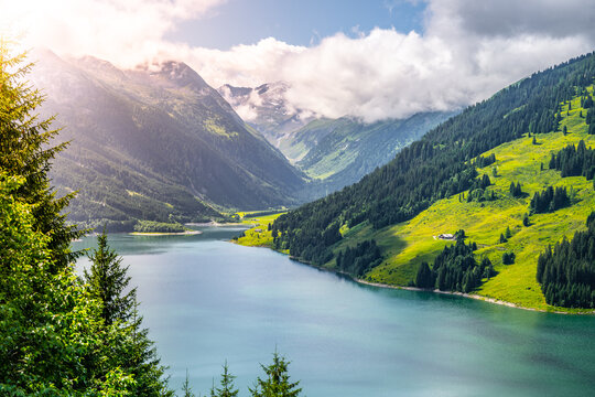 Durlassboden Dam at Gerlos Pass