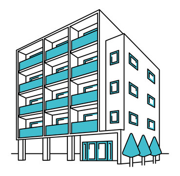 新築のアパート（マンション又は集合住宅）