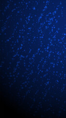 Magic stars Christmas background. Subtle flying sn